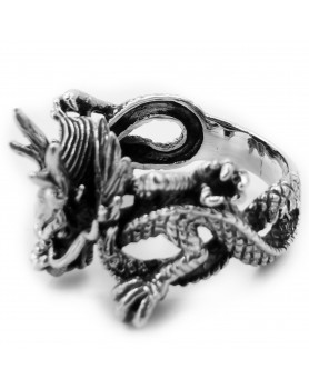 IS754 Kiinalainen lohikäärme - Hopeasormus