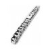 HKK79 Hopeinen Bike chain ketju 10mm, 20-24cm